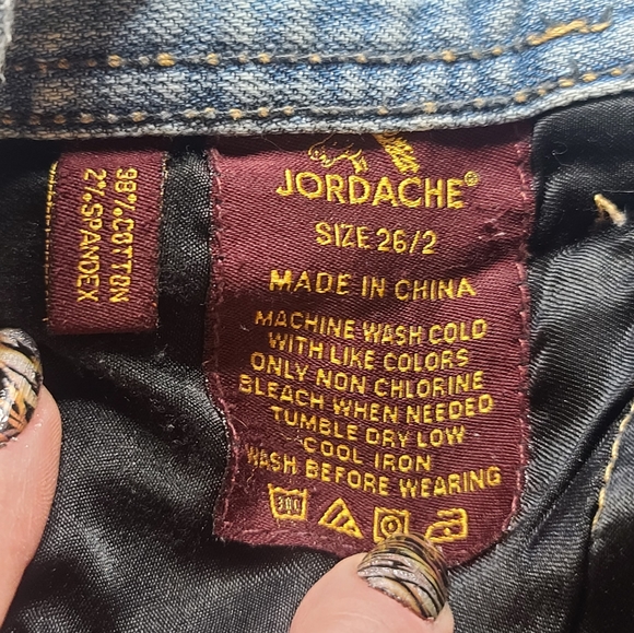 Vintage Jordache Heather Slim Boot Jeans Size 26/2 - Picture 8 of 9